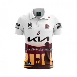 Maillot Polo Brisbane Broncos Rugby 2024 ANZAC