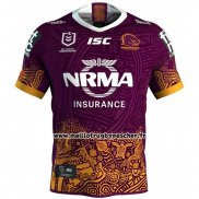 Maillot Brisbane Broncos Rugby 2019 Indigene