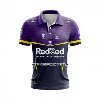 Maillot Polo Melbourne Storm Rugby 2024 Domicile